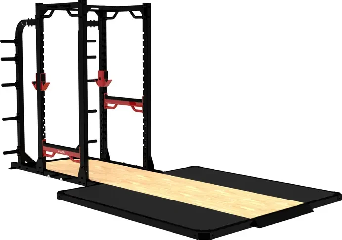 Power rack avec plateau d’haltérophilie, Impulse HSPR02